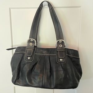 Vintage Coach Leather Handbag